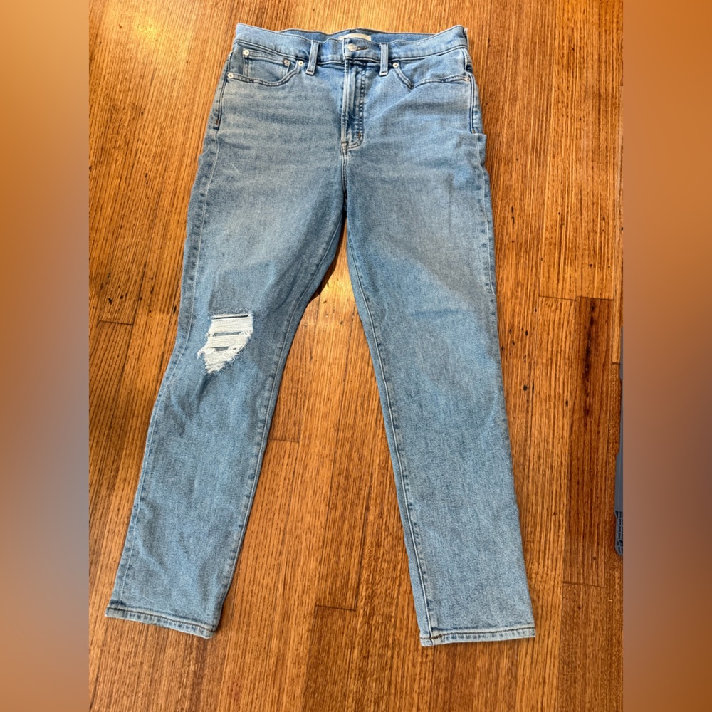 Madewell Light Blue Skinny Jeans